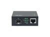 LevelOne GVM-2000 netwerk media converter 1000 Mbit/s Zwart
