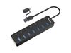 Equip 7-Port USB-A3.2-Hub->7xUSB-A 3.2 +USB-C Adapter  5Gbps