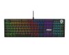 MSI FORGE GK-320 RED Gaming Keyboard, verkabelt