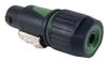Equip 147932 kabel-connector 4-Pole speakON Zwart, Groen