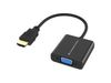 CONCEPTRONIC Adapter HDMI->VGA         1080/60Hz    0.25m sw