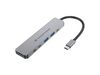 CONCEPTRONIC  6-1 Dock USB-C->HDMI/2xUSB-A/2xUSB-C/+ 25cm gr