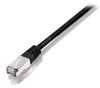 Equip Patchkabel Cat5e Crossov. SF/UTP 2xRJ45  5.00m sw  PVC Polybeutel
