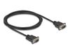 DELOCK Seriell Kabel RS-232 D-Sub9 St zu St m. Steckergehäus