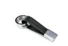 TROIKA TWISTER Sleutelhanger Zwart, Zilver