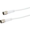 Schwaiger KDSK15042 coax-kabel 1,5 m F Wit
