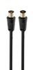 Gembird CCV-515 coax-kabel 1,8 m Zwart
