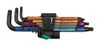 Wera 950 Spkl9 Hex-plus Hex Key Set Set van l-vormige inbussleutels Metrisch/imperiaal 9 stuk(s)