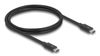 DeLOCK 81249 Thunderbolt-kabel 1 m 40 Gbit/s Zwart