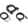 Trendnet TK-CD10 toetsenbord-video-muis (kvm) kabel Zwart 3 m
