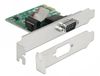 DELOCK PCI Express 1x Seriell + Low profile