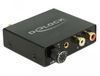 DeLOCK 63972 audio-omzetter Zwart