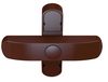 Olympia 7053 raamgreep & -sluiting Raamslot Bruin