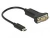 DeLOCK 63908 seriële kabel Zwart 0,15 m DB-9