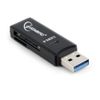 Gembird UHB-CR3-01 geheugenkaartlezer USB Zwart