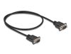 DeLOCK 87839 seriële kabel Zwart 0,5 m RS-232