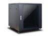 Inter-Tech 88887258 rack 15U Vrijstaande rek Zwart