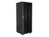 Lanberg FF01-6632-12B rack 32U Vrijstaande rek Zwart