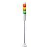 PATLITE Signalsäule LR4-302PJNW-RYG verkabelt LED weiss
