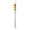 PATLITE Signalsäule LR4-302PJBW-RYG verkabelt LED Buz weiss