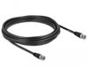 DELOCK Kabel BNC Stecker zu BNC Stecker 5 m