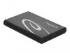 DeLOCK 42610 behuizing voor opslagstations HDD-/SSD-behuizing Zwart 2.5"