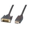 EFB Elektronik K5564SW.1V2 video kabel adapter 1 m DVI DisplayPort Zwart