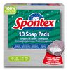 Spontex 3384126720217 spons Rechthoekig Staal Grijs 10 stuk(s)