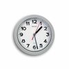 MAUL Wanduhr MAULstep, 20 cm, Quarzuhr, inkl. Batt.,silber