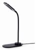 gembird Schreibtischlampe kabellosem Ladegerät, schw/weiß