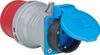 Brennenstuhl 1081690 netstekker adapter Blauw, Grijs, Rood