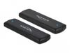 DELOCK Ext USB Typ-C Combo Gehäuse M.2 NVMe PCIe SATA SSD wf