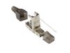 Alcasa GC-N0147 kabel-connector RJ-45 Zwart, Zilver, Transparant