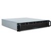 Inter-Tech 2U 2404L S-ATA Rack Zwart, Grijs