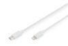 Digitus DB-600109-020-W Lightning-kabel 2 m Wit
