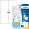 HERMA Etiketten Premium A4 weiß 105x148   mm Papier 100 St.