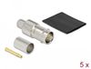 DELOCK BNC Buchse zum Crimpen RG-6 mit Schrumpfschlauch