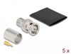 DELOCK BNC Stecker zum Crimpen RG-11 mit Schrumpfschlauch
