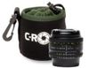 C-Rope CRP-LNB-XS-BLK-2 cameralenshulzen & -hoezen Zwart, Groen Fleece, Neopreen Buidelzak