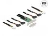 DELOCK PCI Express 4.0 x16 Karte zu 4 x SFF-8639 NVMe