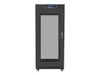 Lanberg FF01-8015-23BL rack 15U Vrijstaande rek Zwart