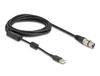 DeLOCK 84178 audio kabel 3 m XLR (3-pin) USB Type-A Zwart, Zilver