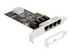 DELOCK PCI Express x4 Karte 4 x RJ45 Gigabit LAN RTL8111