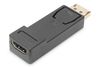 Digitus AK-340602-000-S tussenstuk voor kabels DP HDMI Type A Zwart