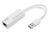 DIGITUS Adapter USB3.0   -> RJ45     Gigabit Ethernet weiß