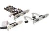 DELOCK PCI Expr Card 4x D-Sub9 ext + 1x D-Sub25 ext +LowP