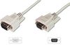 Digitus AK-610203-020-E seriële kabel Beige 2 m DB9