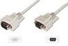 Digitus AK-610203-030-E seriële kabel Beige 3 m D-Sub