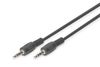 Digitus AK-510100-025-S audio kabel 2,5 m 3.5mm Zwart