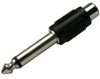 Schwaiger Adapter Mono 6,35mm Klinke Cinch Buchse